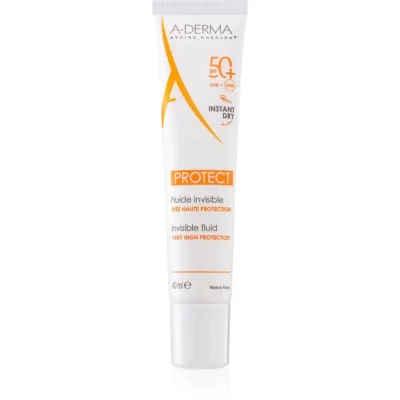 A-Derma Protect Invisible Fluid fluid ochronny SPF 50+ 40 ml