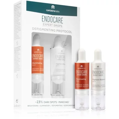 Endocare Expert Drops serum rozświetlające do ujednolicenia kolorytu skóry 2x10 ml