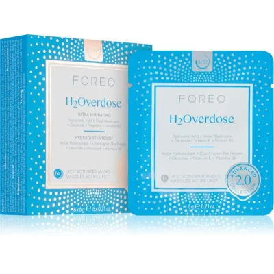 FOREO UFO™ H2Overdose maseczka nawilżająca do twarzy 6 szt.