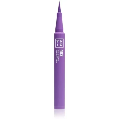 3INA The Color Pen Eyeliner Mini eyeliner w pisaku odcień 482 - Purple 0,6 ml