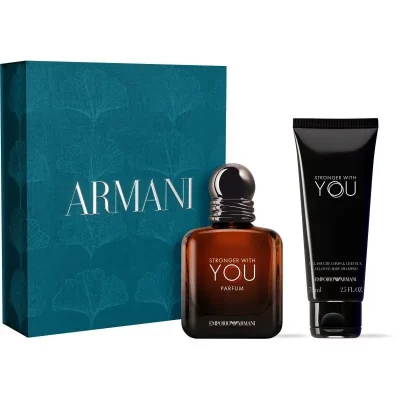 Armani Emporio Stronger With You Parfum zestaw upominkowy dla mężczyzn