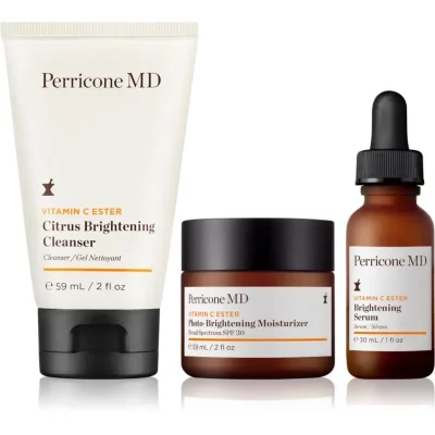 Perricone MD Vitamin C Ester Brightening Trio zestaw upominkowy z witaminą C
