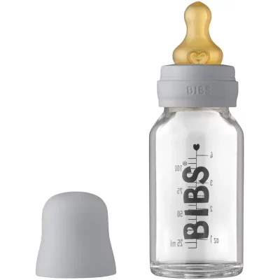 BIBS Baby Glass Bottle 110 ml butelka dla niemowląt Cloud 110 ml
