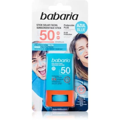 Babaria Blue Face Sun Stick sztyft ochronno-nawilżający do twarzy i miejsc wrażliwych SPF 50 20 ml