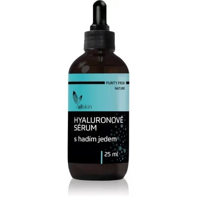 Allnature Allskin Hyaluronic serum with snake venom serum hialuronowe przeciw zmarszczkom 25 ml