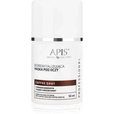 Apis Natural Cosmetics Coffee Shot maska na oczy o działaniu rewitalizującym 50 ml