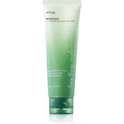 Anua Heartleaf LHA Moisture Peeling Gel delikatny peeling żelowy do skóry wrażliwej ze skłonnością do wyprysków 120 ml