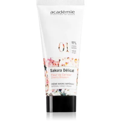 Académie Scientifique de Beauté Sakura Délicat Imperial Hand Cream krem nawilżający do rąk i paznokci z witaminą E 30 ml