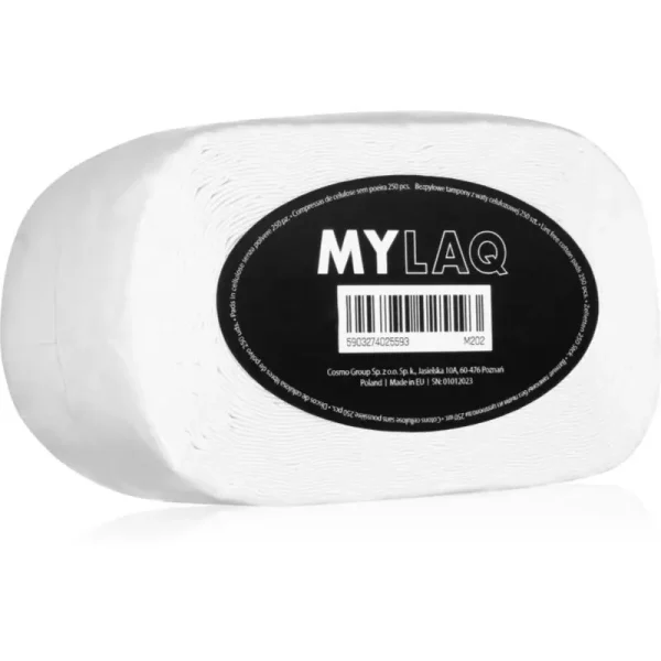 MYLAQ Cotton Pads waciki kosmetyczne 250 szt.
