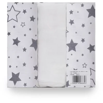 Babymatex Muslin Set pieluchy wielorazowe Star 3 szt.