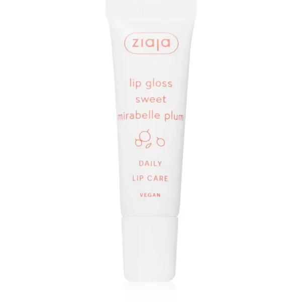 Ziaja Sweet Mirabelle Plum pielęgnujący błyszczyk do ust 12 ml