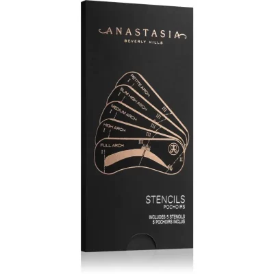 Anastasia Beverly Hills Brow Stencils szablony do brwi 5 szt.
