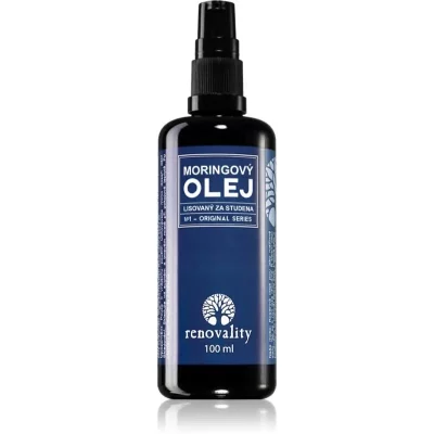 Renovality Original Series Olej moringa tłoczony na zimno olejek do twarzy do skóry suchej 100 ml