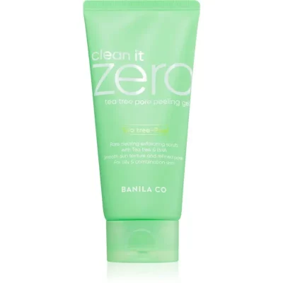 Banila Co. clean it zero Tea Tree Pore Peeling Gel wygładzający żel peelingujący na rozszerzone pory 120 ml