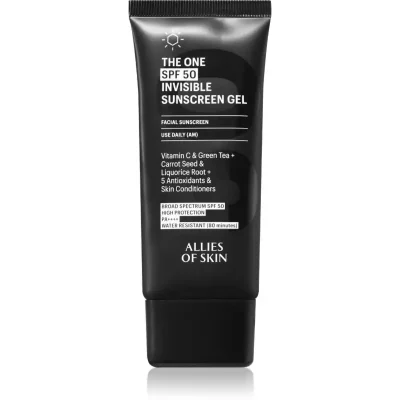 Allies of Skin The One Invisible Suncscreen Gel żel matujący niewidzialny SPF 50 50 ml