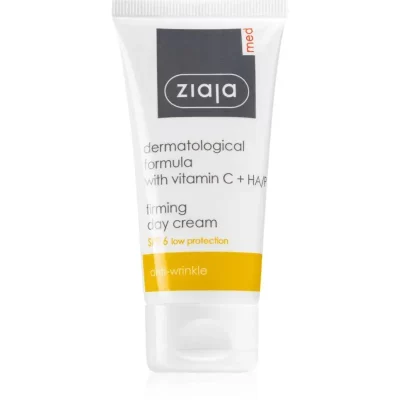 Ziaja Med Kuracja z Witaminą C+HA/P
 krem ujędrniający na dzień ochrona niska SPF 6 50 ml