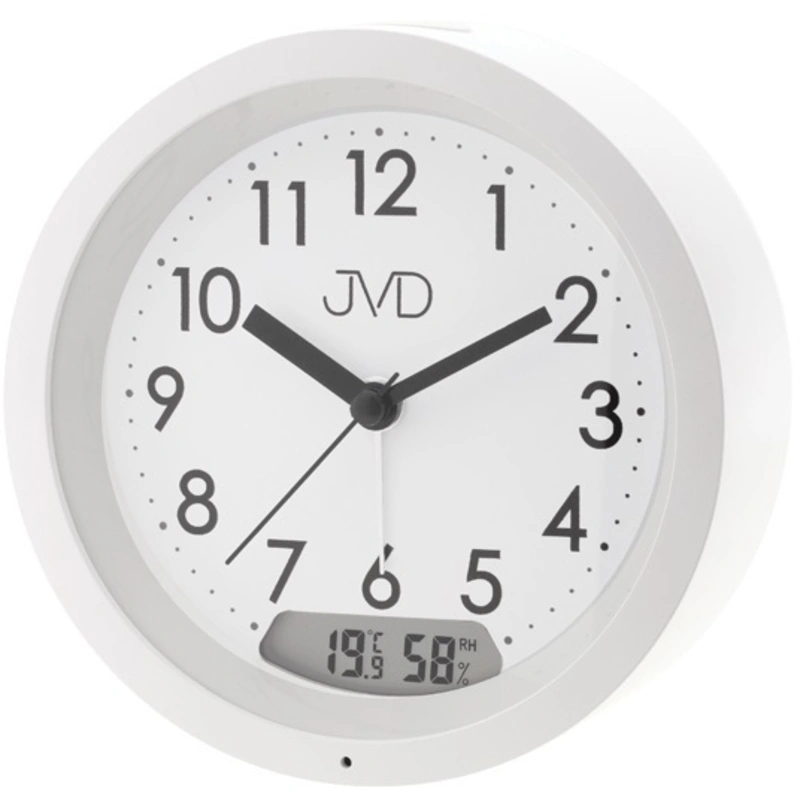 JVD Ceas deșteptător cu termometru şi higrometru SRP056.1