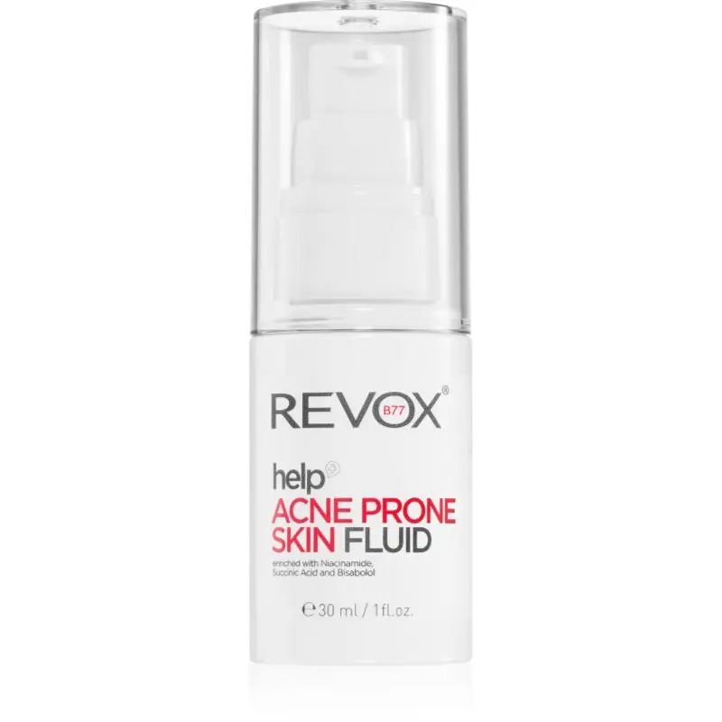 Revox B77 Help Acne Prone Skin Fluid Fluid pentru hidratare usoara pentru ten acneic 30 ml