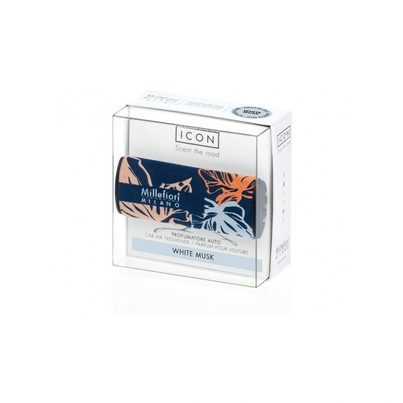 Millefiori Milano Parfum pentru mașină Textil Floral White Musk 47 g