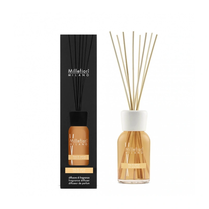 Millefiori Milano Difuzor de aromă Natural Lime & Vetiver 250 ml