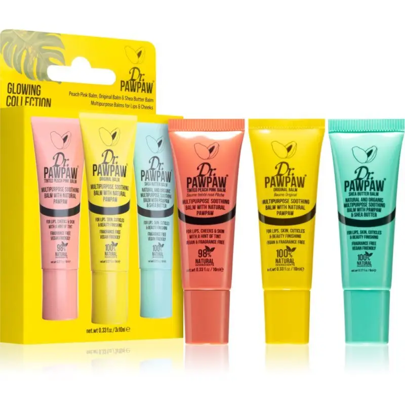Dr. Pawpaw Glowing Trio Collection set cadou de buze