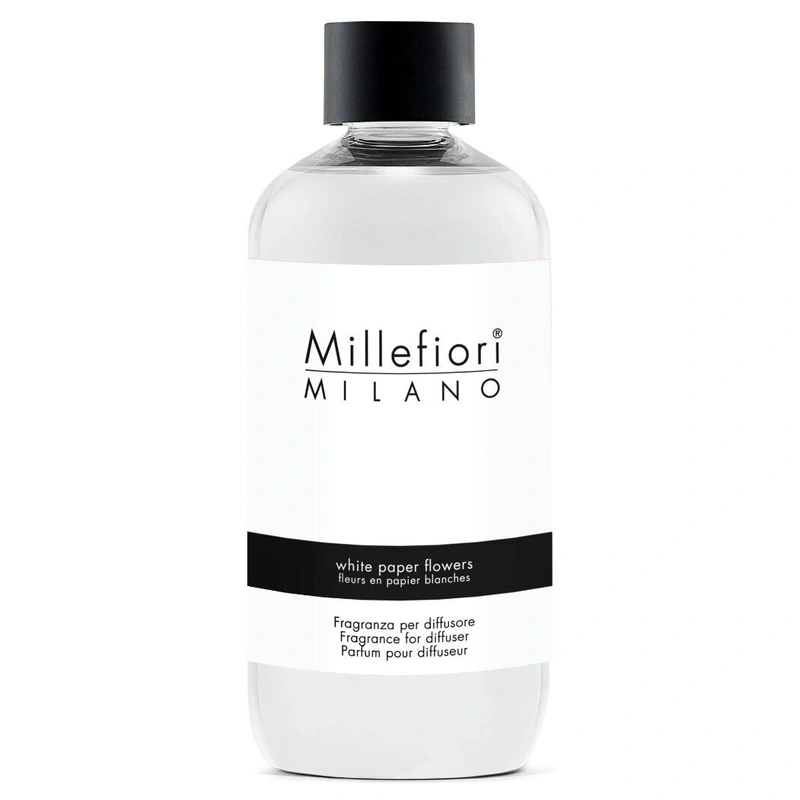 Millefiori Milano "Rezervă de umplere pentru difuzorul de aromă Natural White Paper Flowers 250 ml