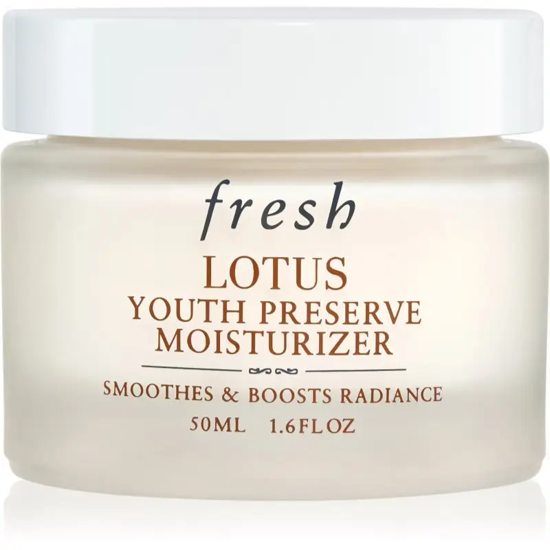fresh Lotus Youth Preserve Moisturizer crema hidratanta cu efect iluminator anti-îmbătrânire 50 ml