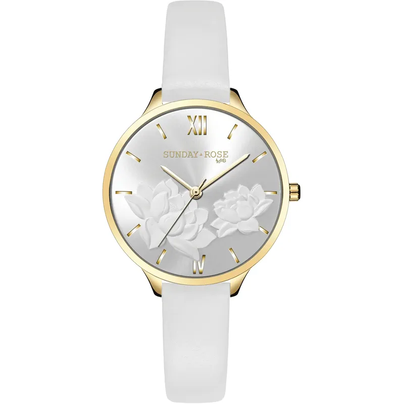 JVD Sunday Rose Fashion Pastel White SUN‑F15
