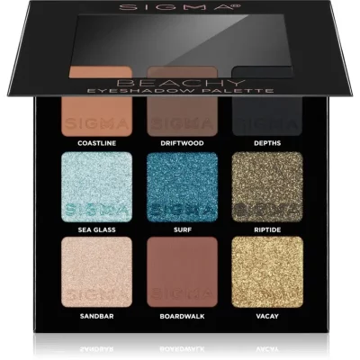 Sigma Beauty Party on The Go paleta farduri de ochi culoare Beachy 9 g