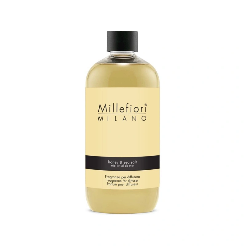 Millefiori Milano Rezervă de umplere pentru difuzorul de aromă Natural Honey & Sea salt 500 ml