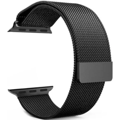 4wrist Curea de oțel pentru Apple Watch - Black 38/40/41 mm
