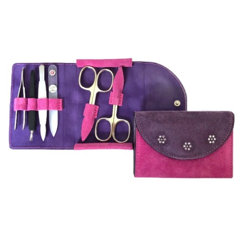 DuKaS Set de manichiură cu clapă rotundă 6 Piese Premium Linia PL 214m