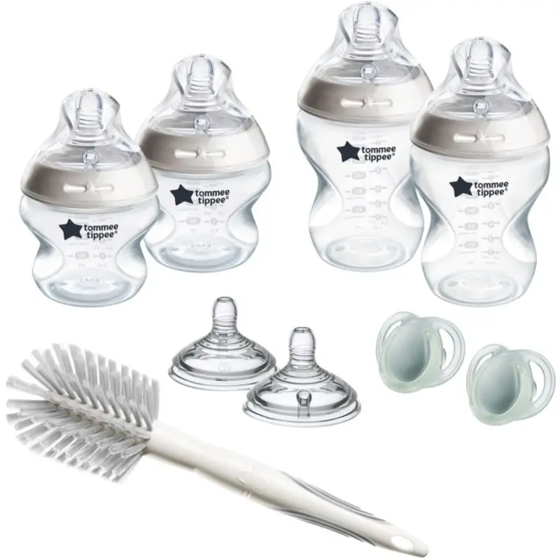Tommee Tippee Natural Start Anti-Colic set pentru bebeluși cu autosterilizare 0 m+ White