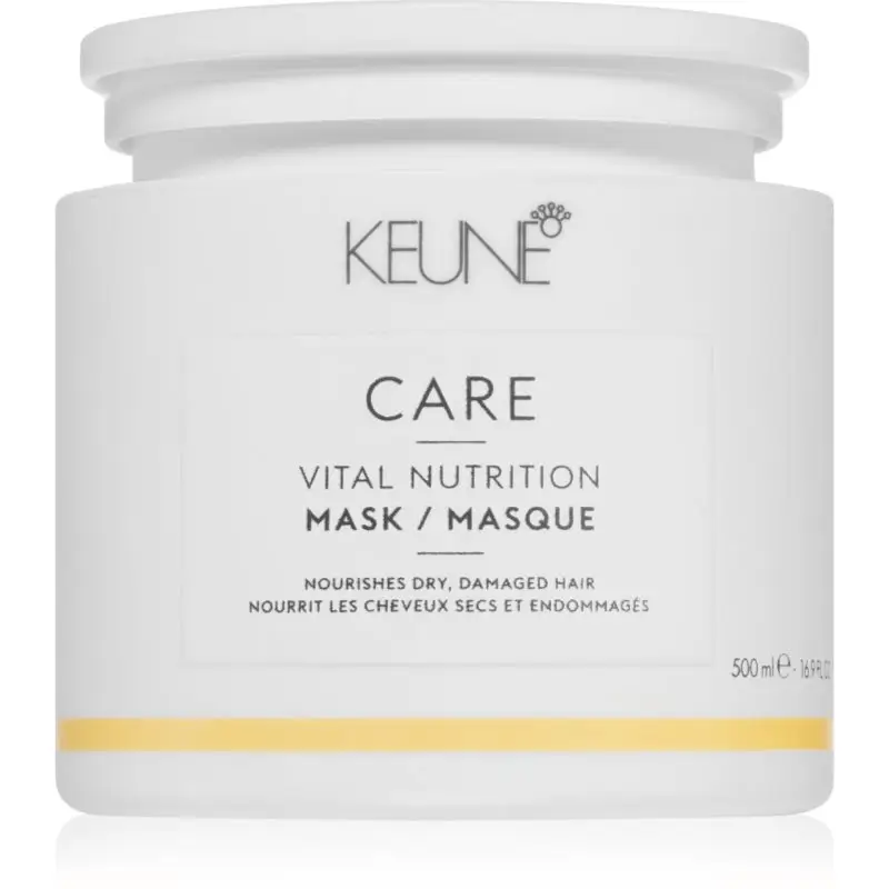 Keune Care Vital Nutrition mască nutritivă și hidratantă pentru păr efect regenerator 500 ml