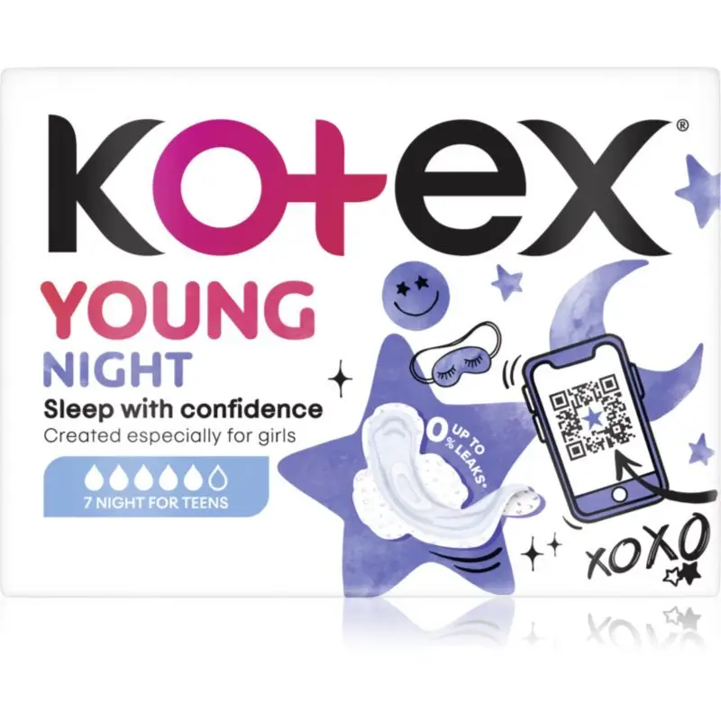 Kotex Young Night absorbante pentru noapte 7 buc