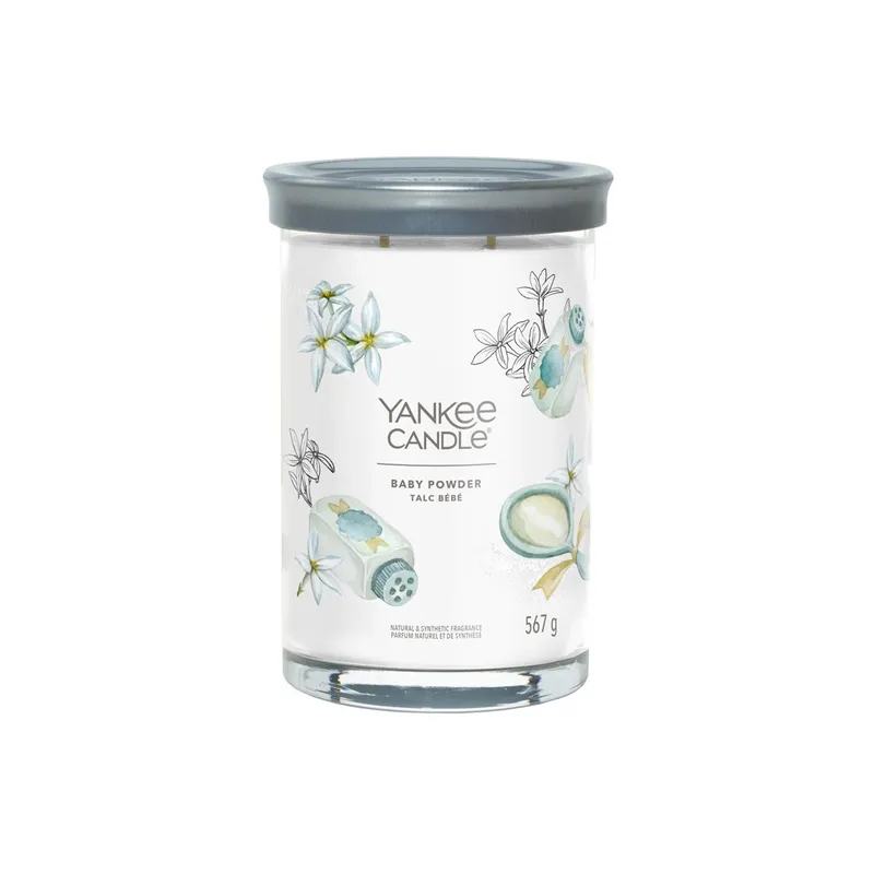 Yankee Candle Lumânare aromatică Signature tumbler mare Baby Powder 567 g