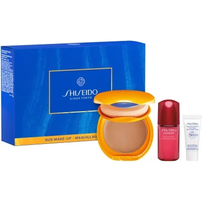 Shiseido Expert Sun Protector Tanning Compact Foundation SPF10 set cadou culoare Bronze