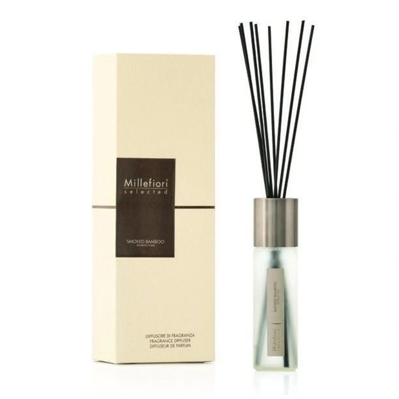 Millefiori Milano Difuzor de sticlă Selected Smoked Bamboo 100 ml