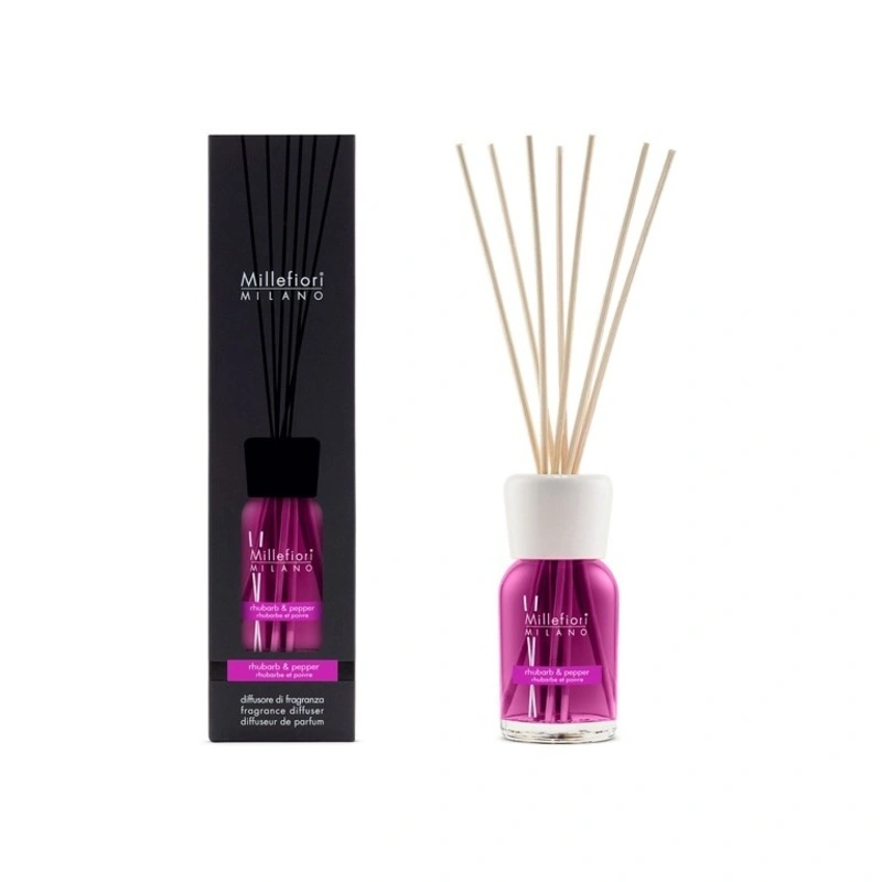 Millefiori Milano Difuzor de aromă Natural Rhubarb & Pepper 100 ml