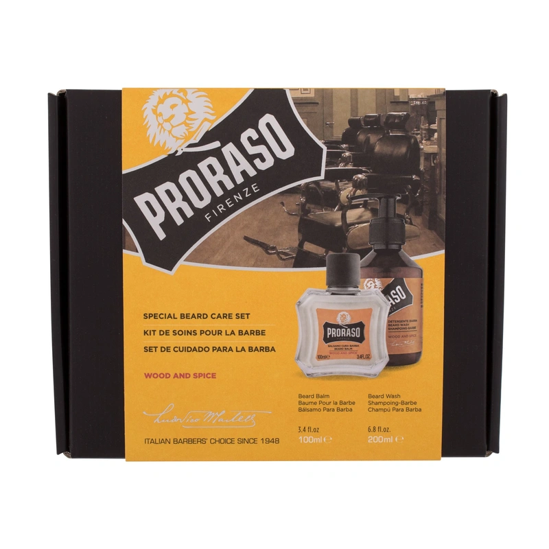Proraso Set cadou pentru îngrijirea bărbii Wood & Spice