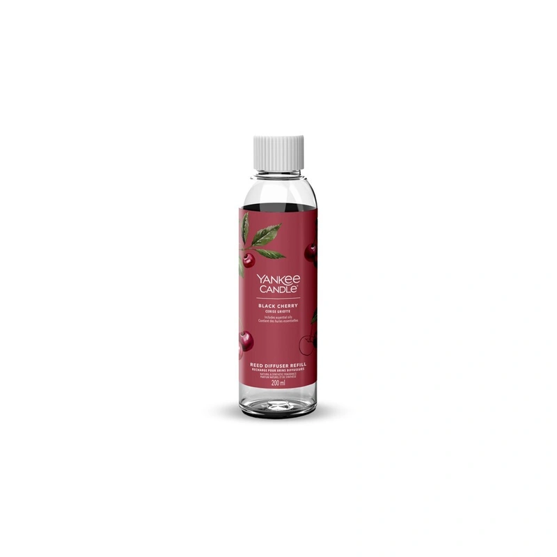 Yankee Candle Rezervă de schimb pentru difuzorul de aromă Signature Black Cherry Reed 200 ml