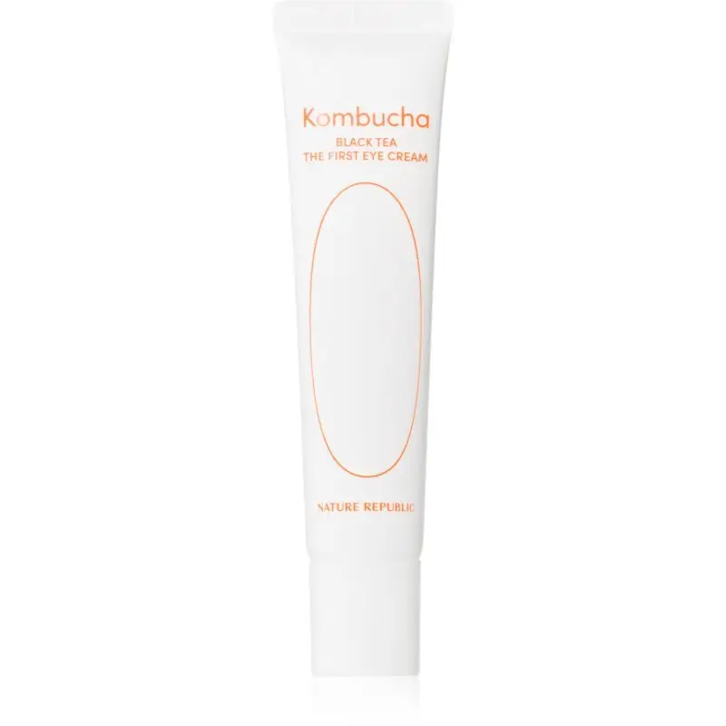 NATURE REPUBLIC Kombucha Black Tea The First Eye Cream crema de ochi hidratanta cu efect antirid 30 ml