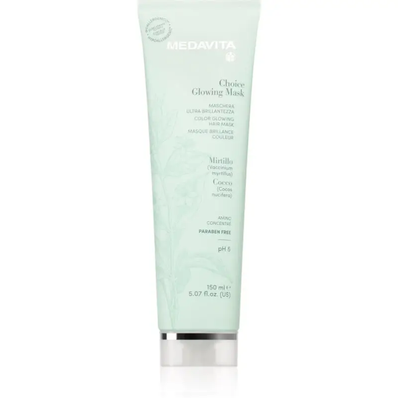 Medavita Choice Glowing Mask masca intensiva pentru un par stralucitor si catifelat 150 ml