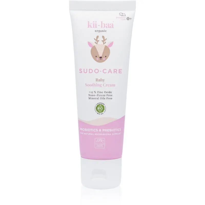 kii-baa® organic SUDO-CARE crema protectoare pentru bebelusi cu zinc 50 g