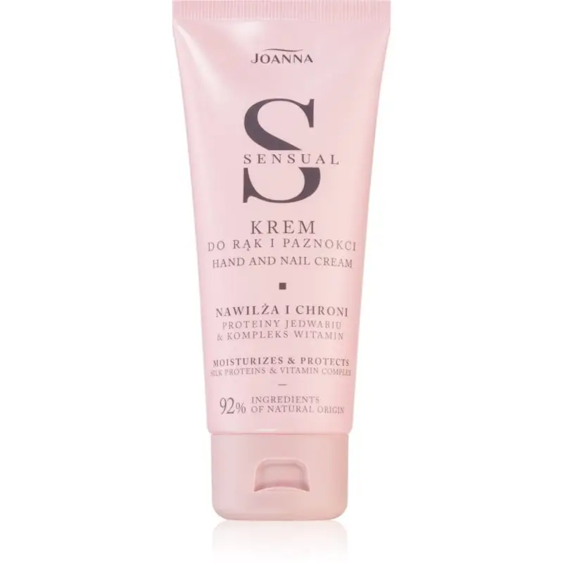 Joanna Sensual hidratant si pentru protectie solara de maini Silk Proteins & Vitamin Complex 100 g
