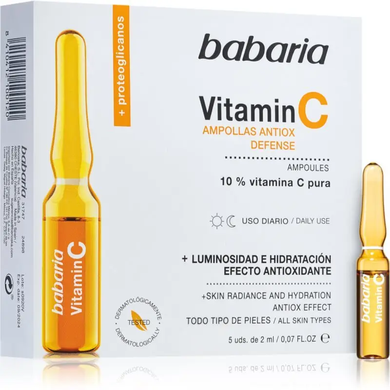 Babaria Vitamin C fiolă cu vitamina C 5 x 2 ml