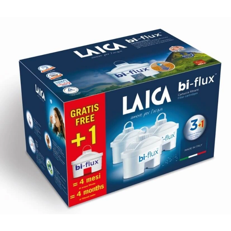 Laica Filtre Bi-flux F3+1M, 3+1 buc.