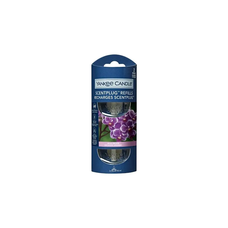 Yankee Candle Cartuș de rezervă pentru difuzorul electric Wild Orchid 2 x 18,5 ml