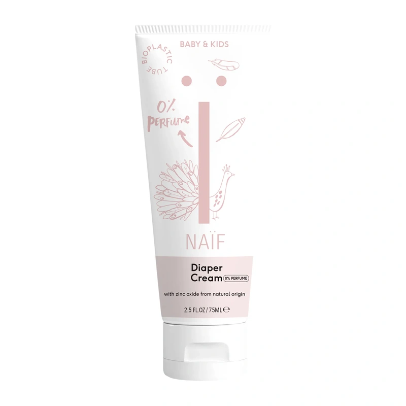 NAÏF Cremă pentru răni minore fără parfum pentru copii și bebeluși Baby & Kids (Diaper Cream 0% Perfume) 75 ml