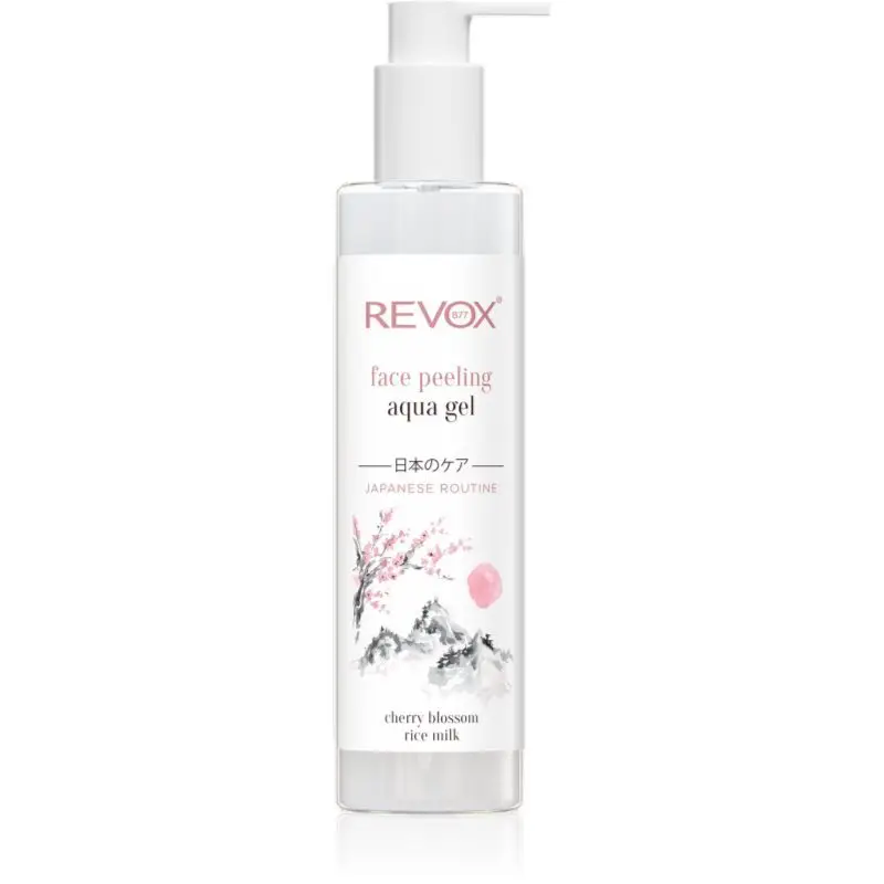 Revox B77 Japanese Routine Face Peeling Aqua Gel curatare usoara dupa exfoliere faciale 250 ml